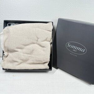 Somma Throw Blanket Bianco Beige Wool Cashmere Blend Fringed Made in Italy